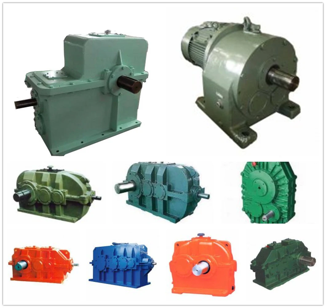 Dcyf Three-Step Hard Tooth Surface Cylindrical Gearbox with Auxiliary Drive